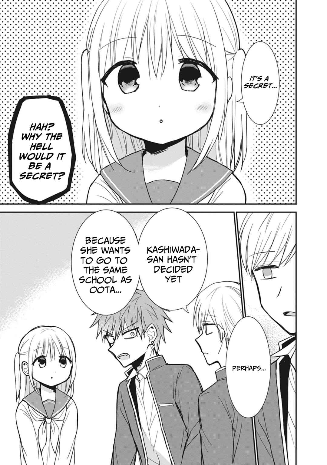 Kao ni Denai Kashiwada-san to Kao ni Deru Oota-kun Chapter 76 - Page 10