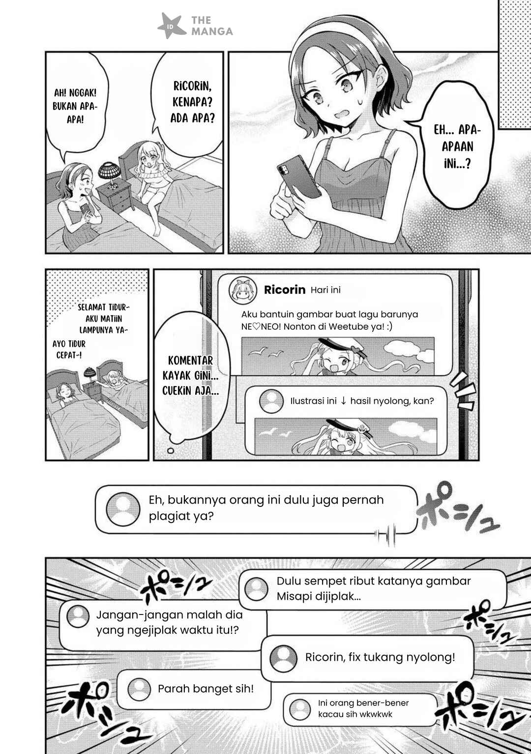 Tonari no Seki no Inkya Joshi ga Oshi Utaite Datta ~Ore no Kyoku o Uttatekure!~ Chapter 11.2 - Page 10