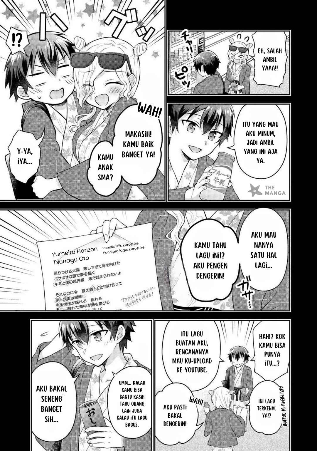 Tonari no Seki no Inkya Joshi ga Oshi Utaite Datta ~Ore no Kyoku o Uttatekure!~ Chapter 11.2 - Page 3