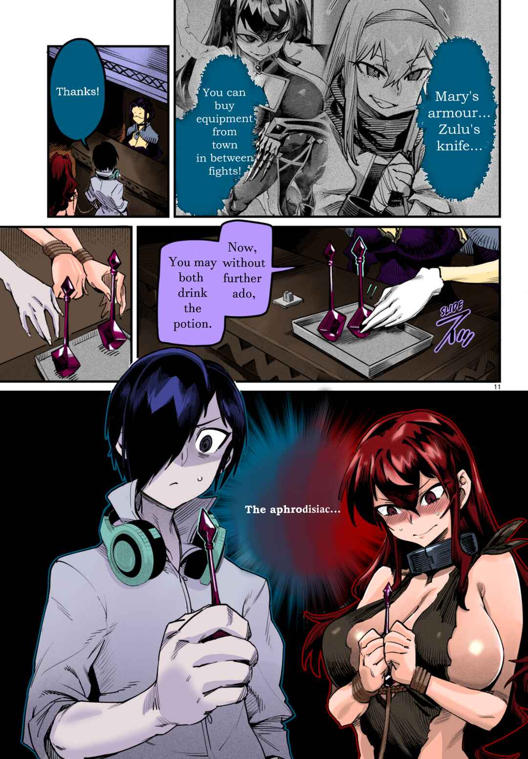 Reincarnation Coliseum: The Weakest Skill Conquers the Strongest Women and Creates a Harem (Fan Colored) Chapter 3 - Page 12
