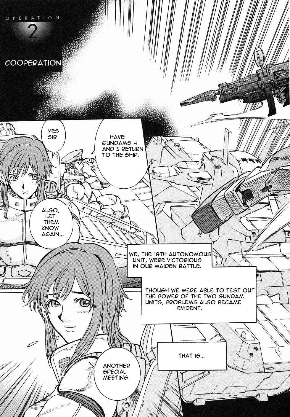 Mobile Suit Gundam Gaiden REBELLION: Space, at the End of a Flash... Chapter 2 - Page 4