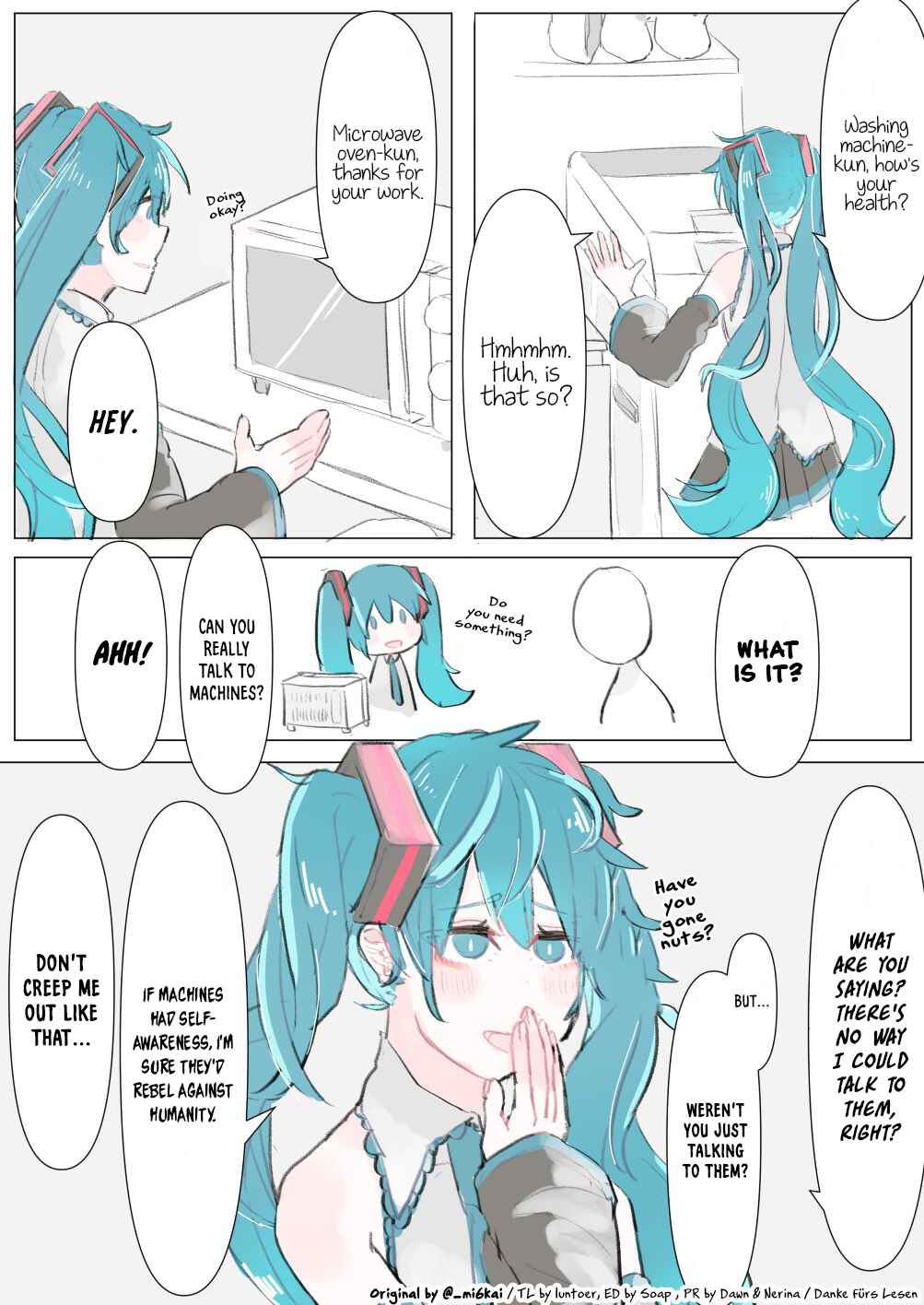 VOCALOID - The Daily Life of Master & Hatsune Miku (Doujinshi) Chapter 18 - Page 1