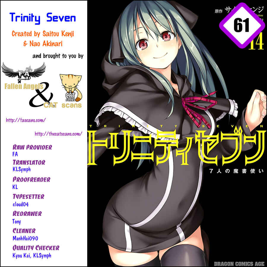 Trinity Seven - 7-Nin no Masho Tsukai Chapter 61 - Page 1