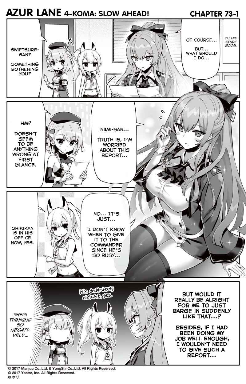 Azur Lane: Bisoku Zensin! Chapter 73 - Page 1