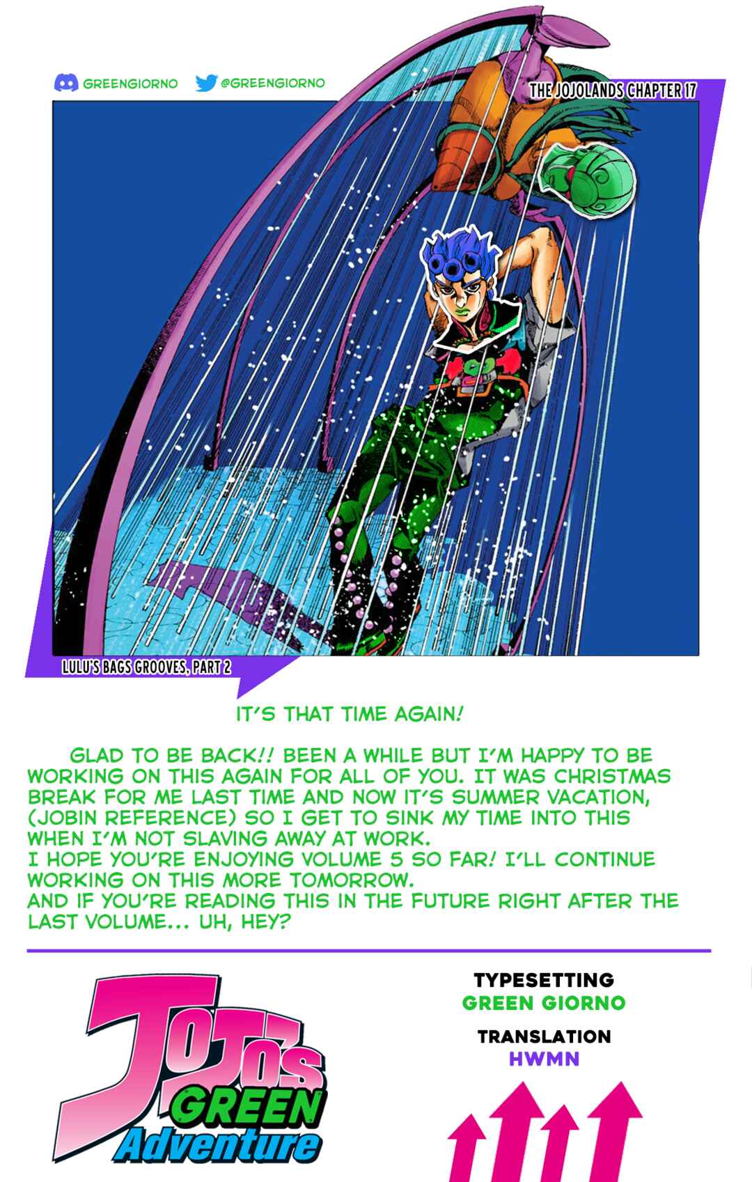 JoJo no Kimyou na Bouken Dai-9-bu: The JOJOLands Color-ban Chapter 17 - Page 47