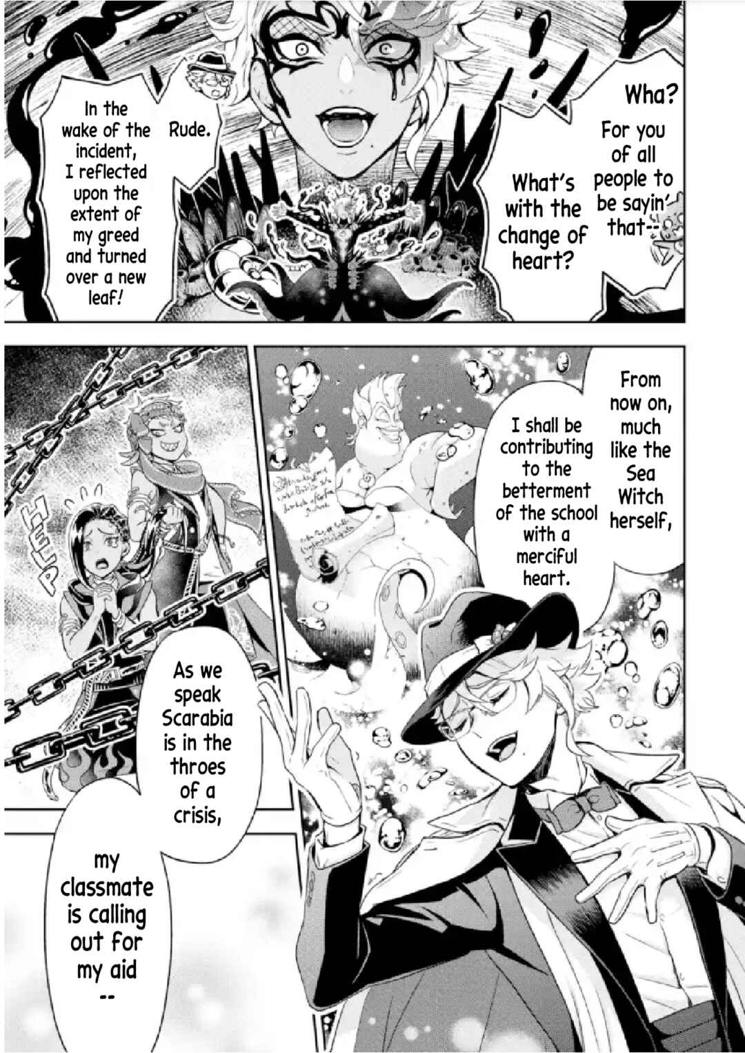 Disney Twisted Wonderland: The Comic—Episode of Scarabia Chapter 6 - Page 19
