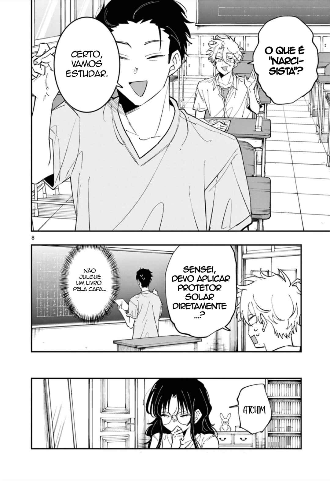 Tonari no Seki no Yatsu ga Souiu Me de Mitekuru Chapter 96 - Page 8