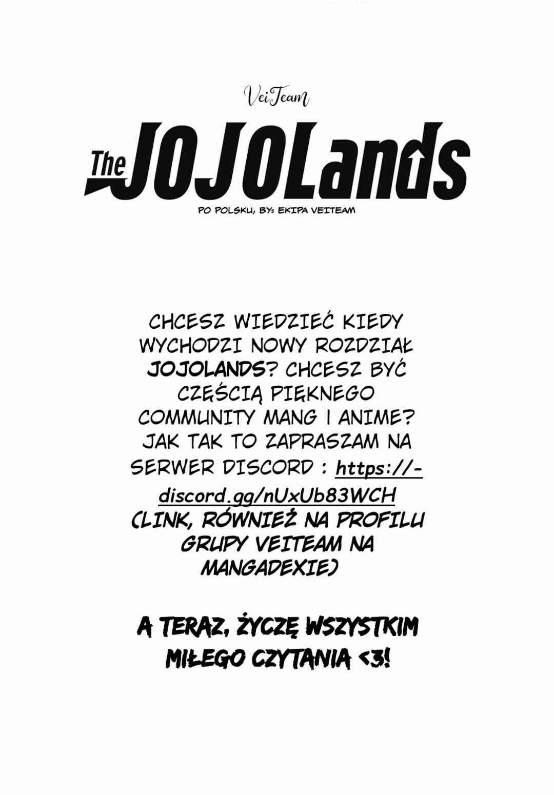 JoJo no Kimyou na Bouken Dai-9-bu: The JOJOLands Chapter 30 - Page 1