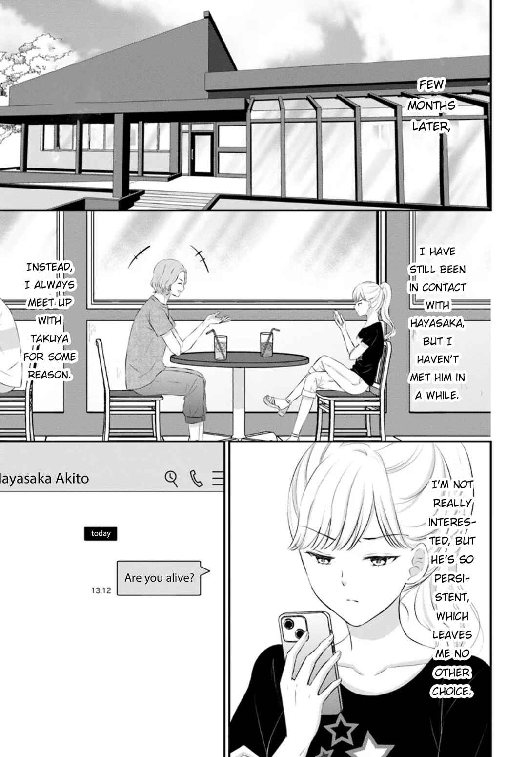 Yomei Ichinen to Senkokusareta Boku ga, Yomei Hantoshi no Kimi to Deatta Hanashi Chapter 13 - Page 28
