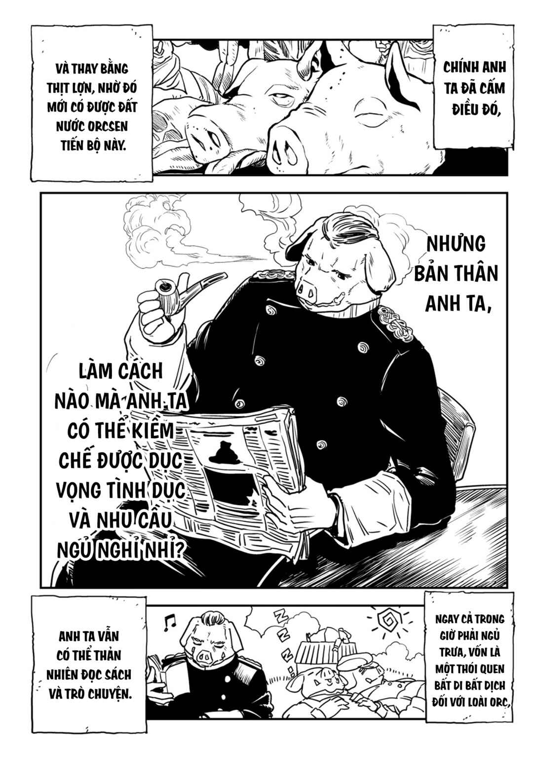 Orcsen Oukokushi ~Yaban na Orc no Kuni wa, Ikanishite Heiwa na Elf no Kuni wo Yakiharau ni Itatta ka~ Chapter 2 - Page 56