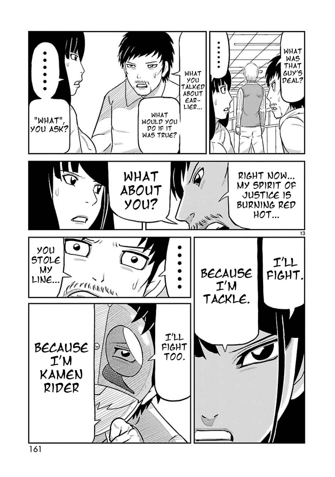 Toujima Tanzaburou wa Kamen Rider ni Naritai Chapter 4 - Page 14
