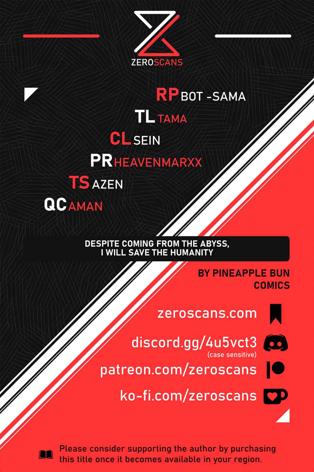 Despite Coming From the Abyss, I Will Save Humanity Chapter 130 - Page 1