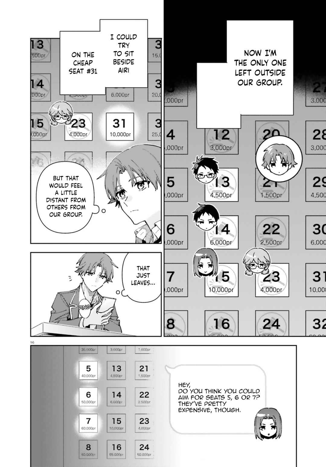 Youkoso Jitsuryoku Shijou Shugi no Kyoushitsu e: 2-nensei-hen Chapter 19.70 - Page 16
