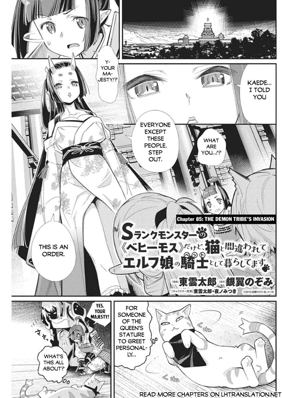 S-Rank Monster no "Behemoth" dakedo, Neko to Machigawarete Elf Musume no Pet to Shite Kurashitemasu Chapter 85 - Page 2
