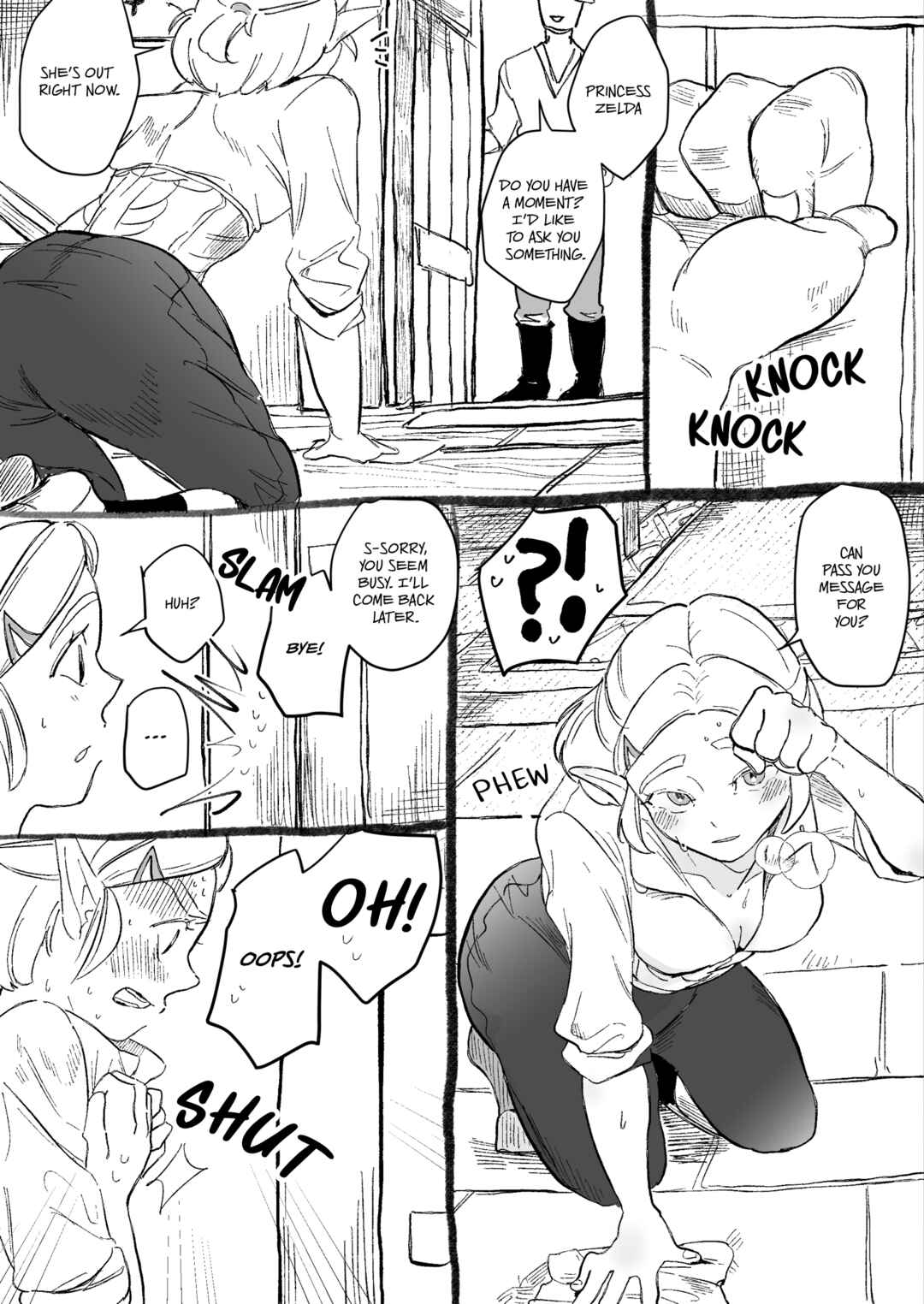 Hikotei's Legend of Zelda Body Swap Twitter Comics Chapter 3 - Page 1