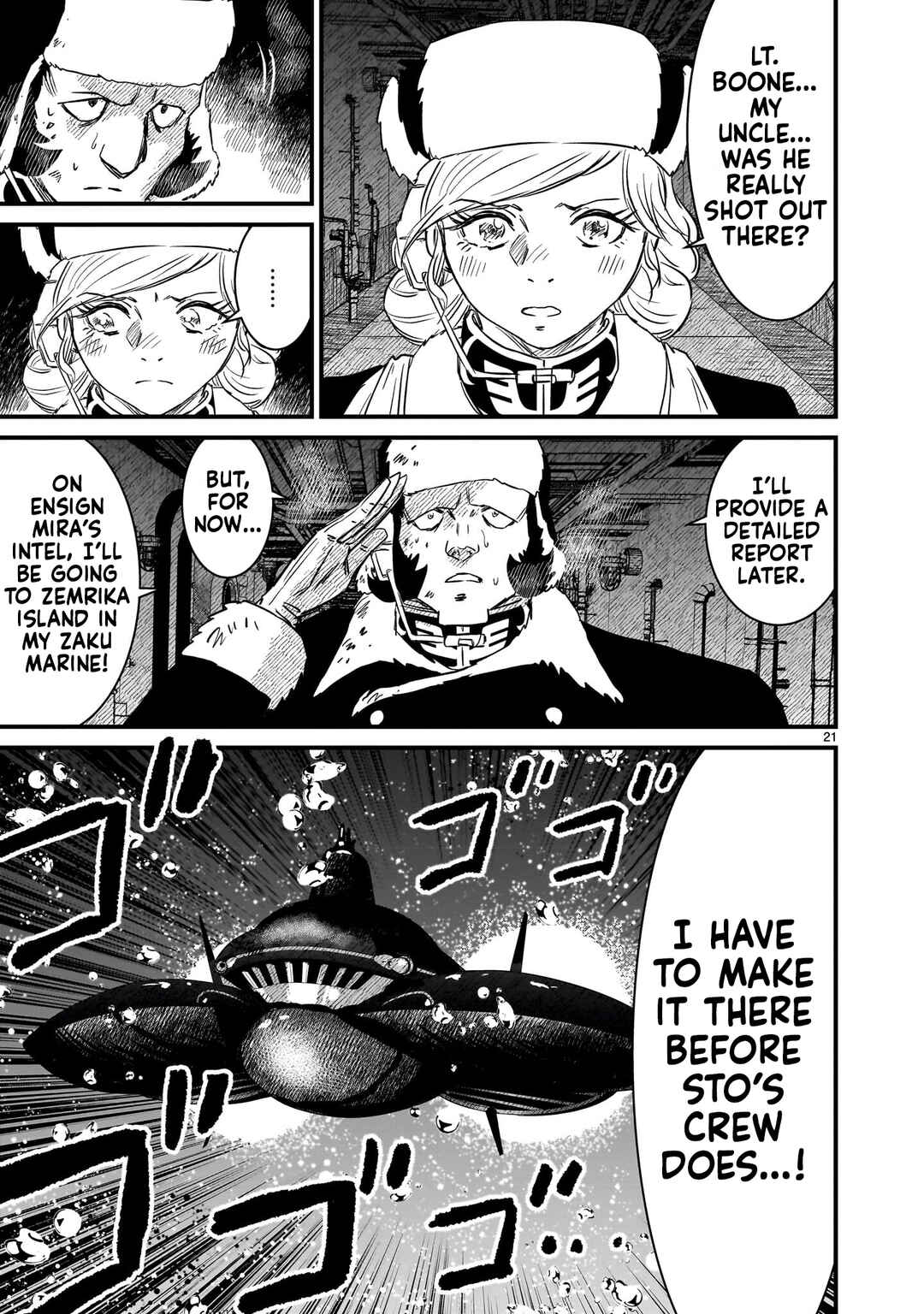 Mobile Suit Gundam: The battle tales of Flanagan Boone Chapter 30 - Page 21