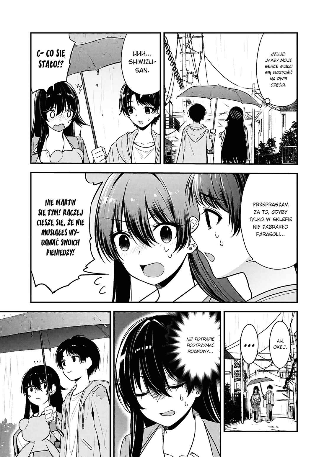 Tonari no Seki no Yankee Shimizu-san ga Kami wo Kuroku Sometekita Chapter 8.1 - Page 13