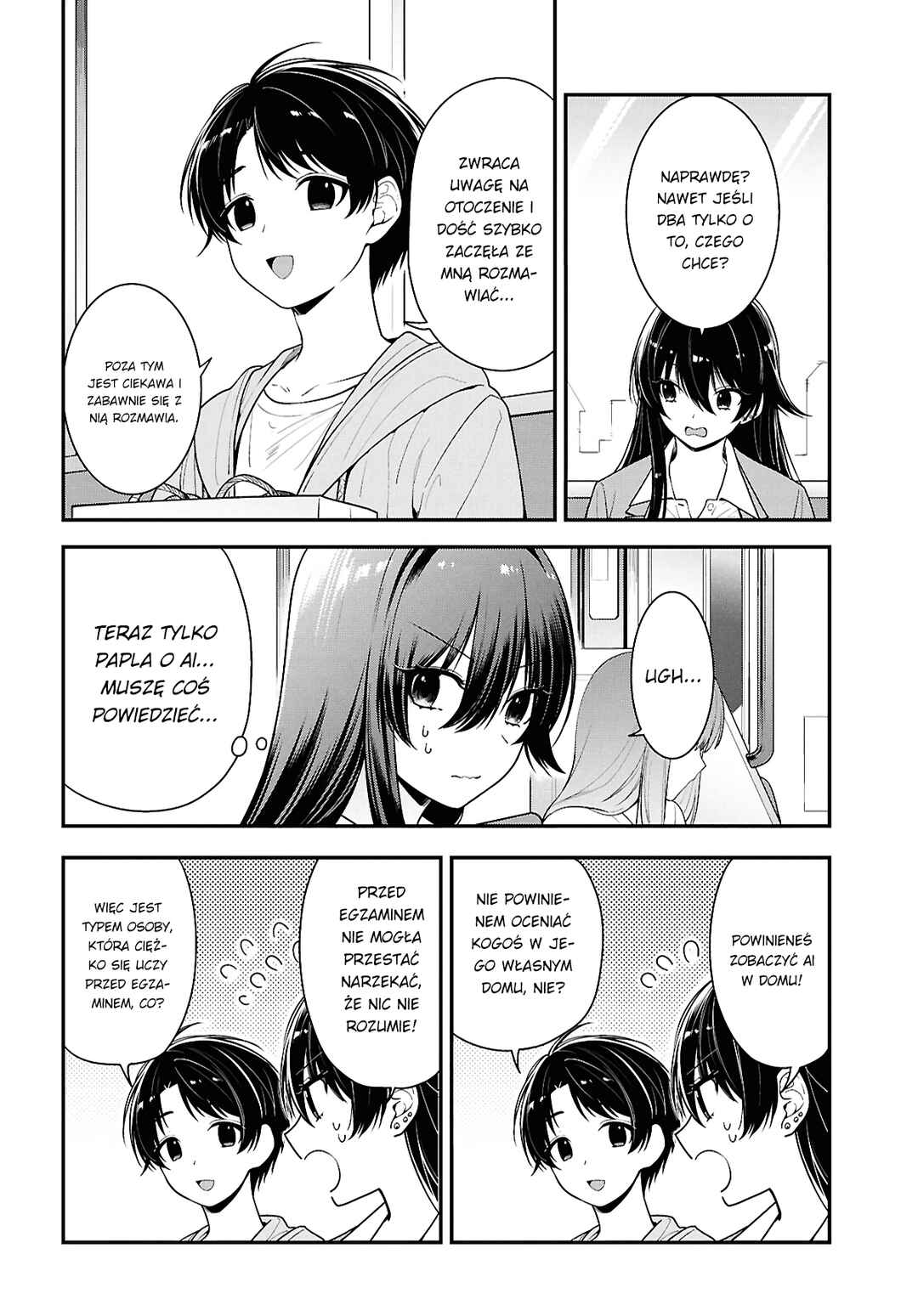 Tonari no Seki no Yankee Shimizu-san ga Kami wo Kuroku Sometekita Chapter 8.1 - Page 4
