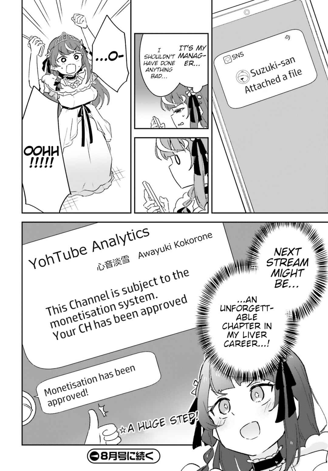VTuber nandaga Haishin Kiri Wasuretara Densetsu ni Natteta Chapter 7 - Page 34