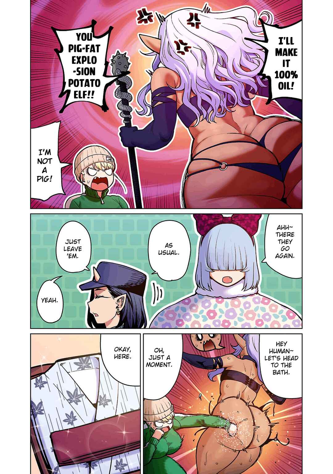 Shin Elf-san wa Yaserarenai. (Official Colored) Chapter 16 - Page 10