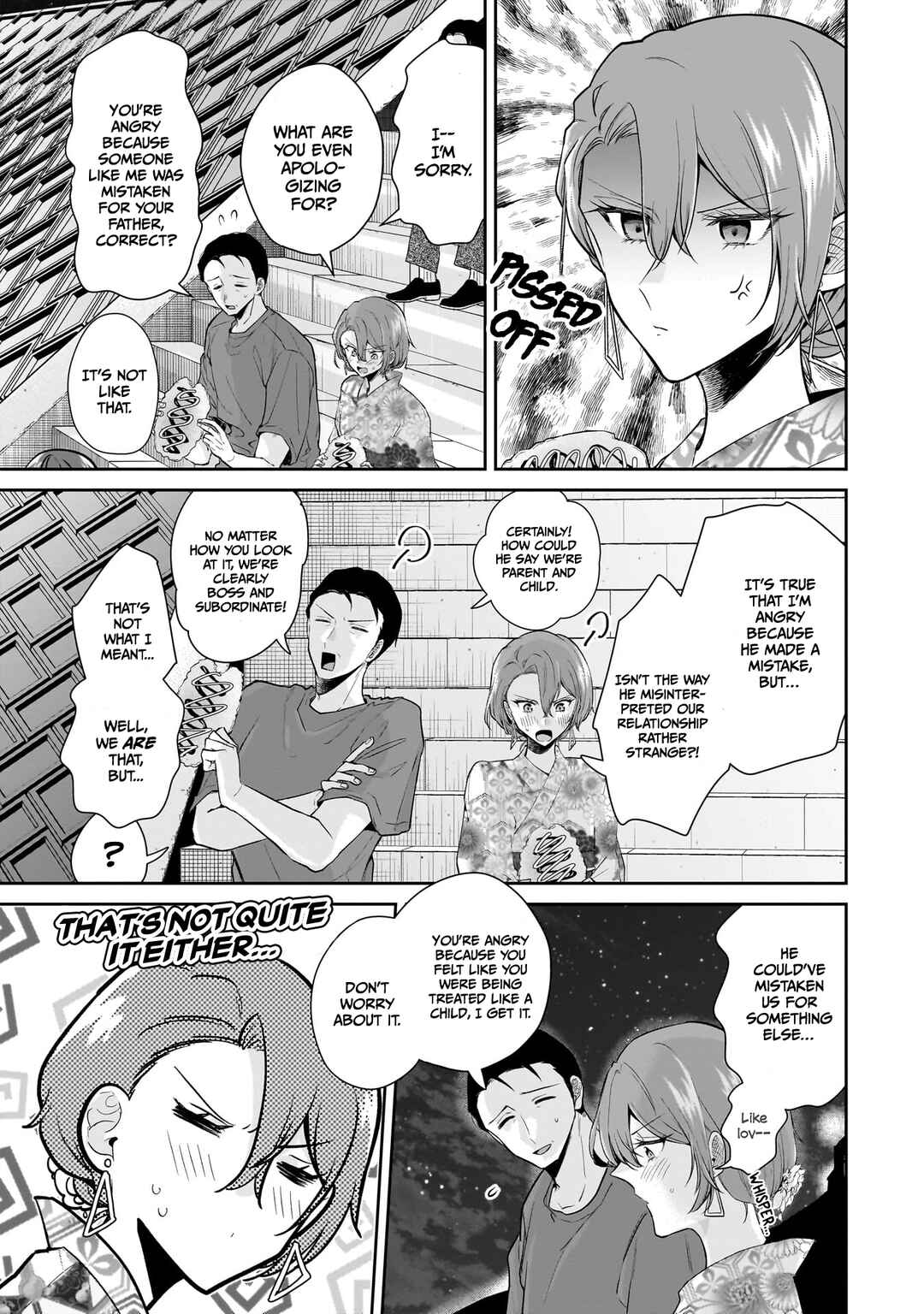 Misato-san wa Amasugi Joushi ni Chotto Kibishii Chapter 8 - Page 17