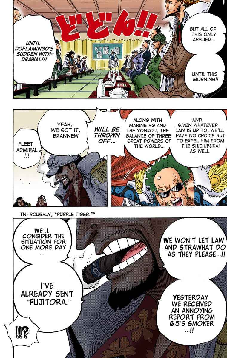 One Piece (Official Colored) Chapter 700 - Page 15