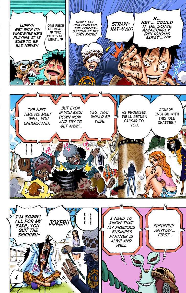 One Piece (Official Colored) Chapter 700 - Page 7