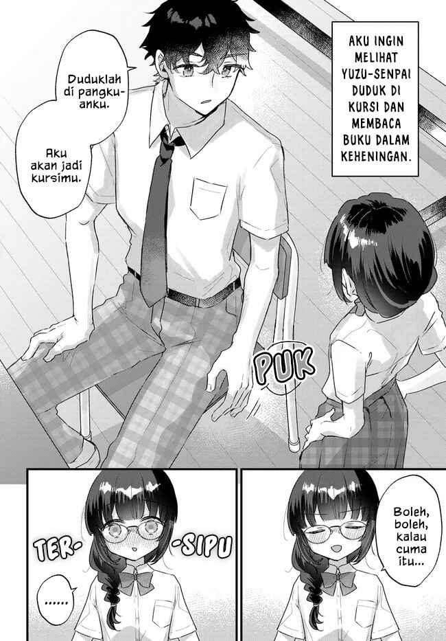 Chiisakute Kawaii Bungeibu no Chiteki na Senpai o, Hiza no Ue ni Nosetara Mainichi Suwattekuru you ni natta Chapter 1 - Page 12
