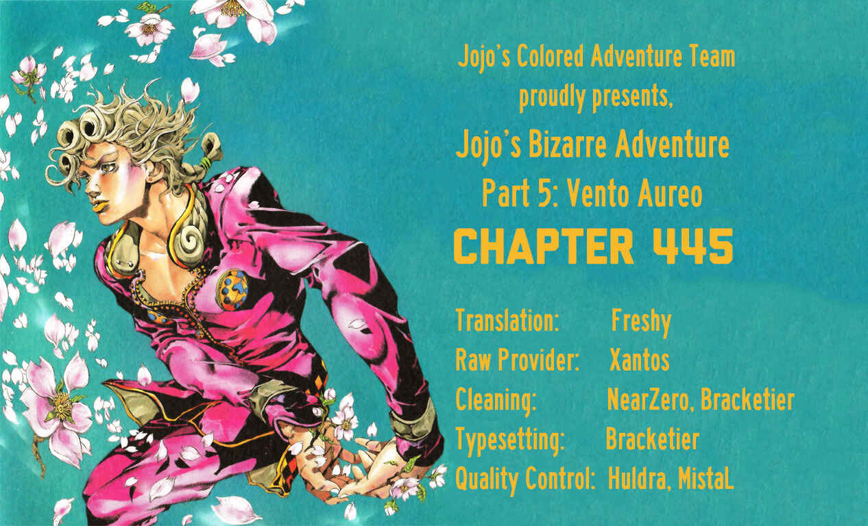 JoJo no Kimyou na Bouken: Part 5 - Ougon no Kaze Color-ban Chapter 6 - Page 22