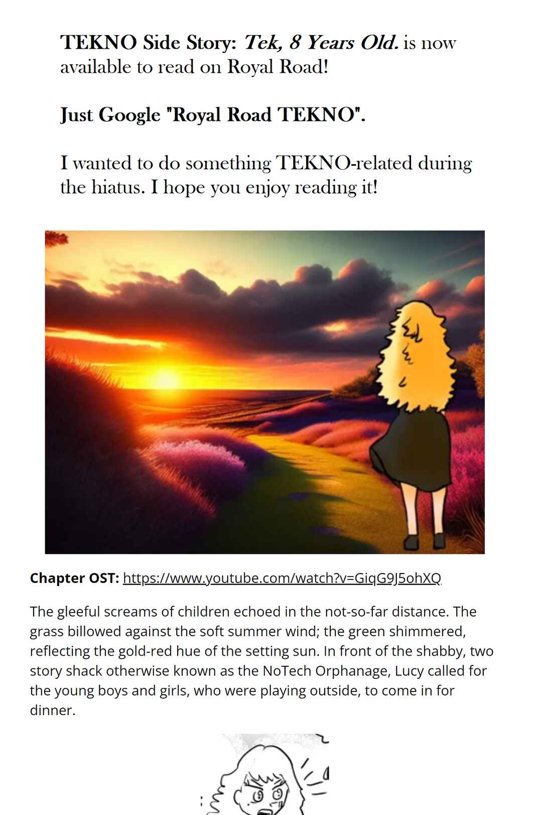 TEKNO: Sci-Fi Shonen Manga! Chapter 35.1 - Page 1