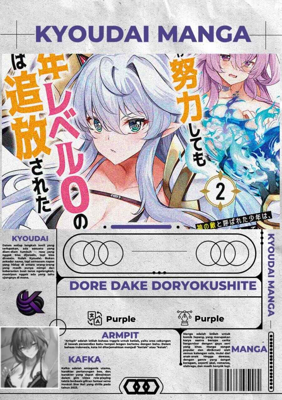 Dore dake Doryoku Shite mo Mannen Level 0 no Ore wa Tsuihou Sareta ~Shin no Teki to Yobareta Shounen wa, Shachiku Megami to Deatte Saikyou no Chikara wo Te ni Ireru~ Chapter 6 - Page 1