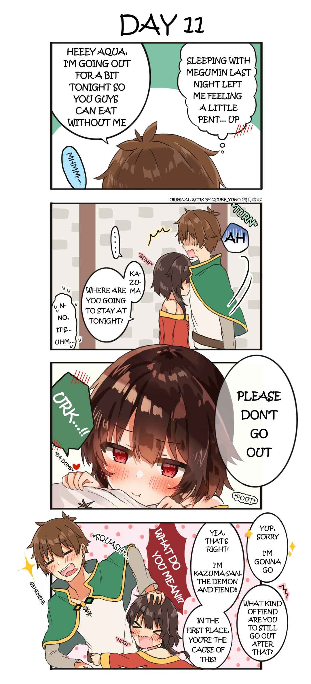 Kono Subarashii Sekai ni Shukufuku wo! - A Day of KazuMegu (Doujinshi) Chapter 11 - Page 1