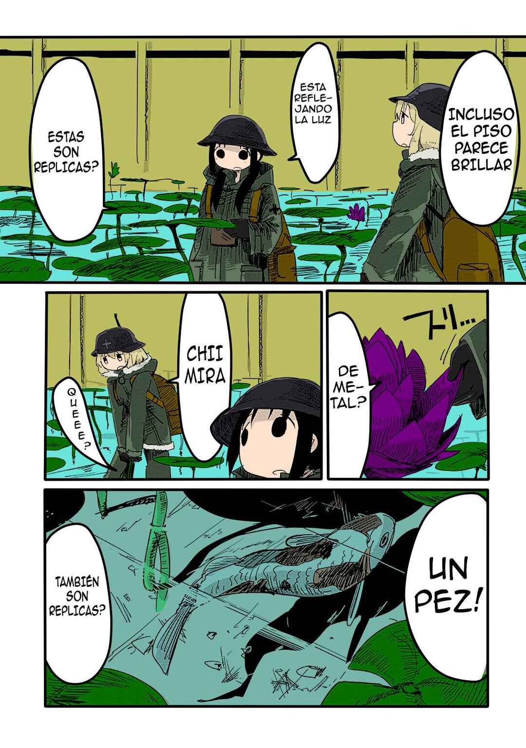 Shoujo Shuumatsu Ryokou (Fan Colored) Chapter 9 - Page 12