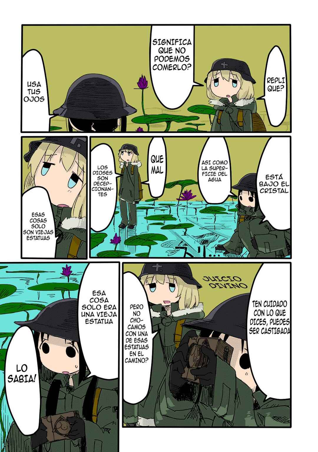 Shoujo Shuumatsu Ryokou (Fan Colored) Chapter 9 - Page 13