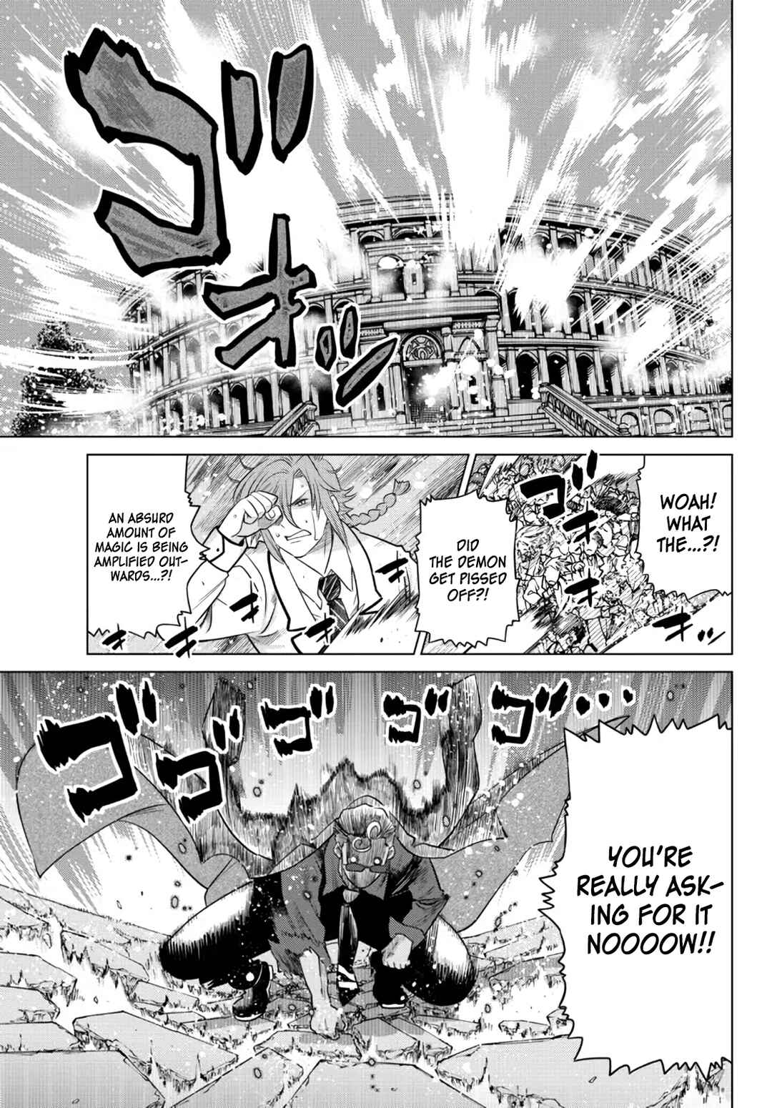 Ochikobore Datta Ani ga Jitsuha Saikyou ~Shijou Saikyou no Yuusha wa Tensei-shi, Gakuen de Mujikaku ni Musou Suru~ Chapter 15 - Page 17
