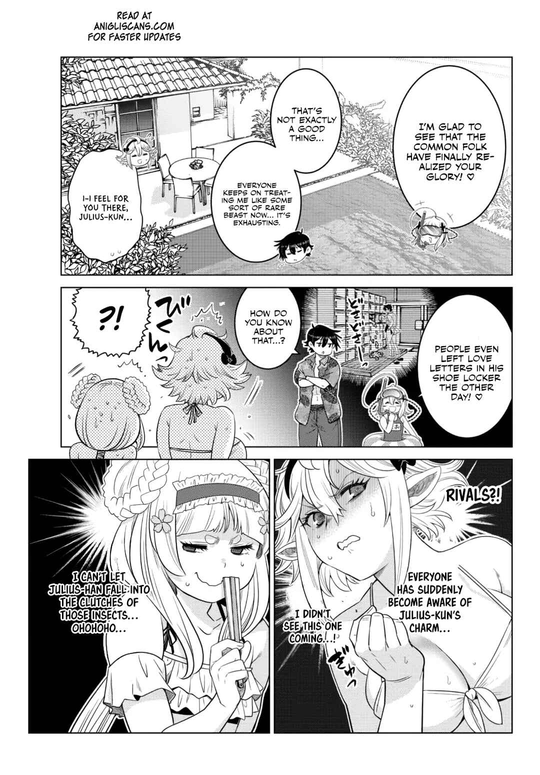 Ochikobore Datta Ani ga Jitsuha Saikyou ~Shijou Saikyou no Yuusha wa Tensei-shi, Gakuen de Mujikaku ni Musou Suru~ Chapter 15 - Page 32