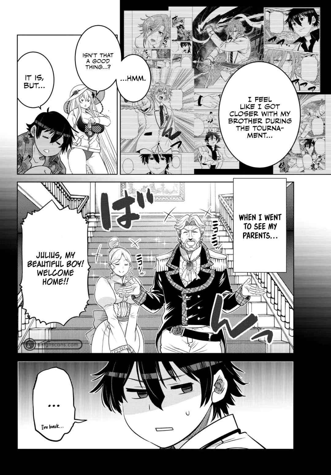 Ochikobore Datta Ani ga Jitsuha Saikyou ~Shijou Saikyou no Yuusha wa Tensei-shi, Gakuen de Mujikaku ni Musou Suru~ Chapter 15 - Page 37