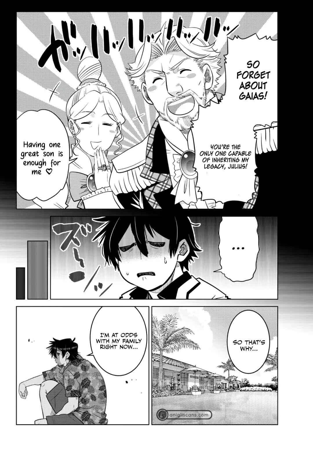 Ochikobore Datta Ani ga Jitsuha Saikyou ~Shijou Saikyou no Yuusha wa Tensei-shi, Gakuen de Mujikaku ni Musou Suru~ Chapter 15 - Page 39