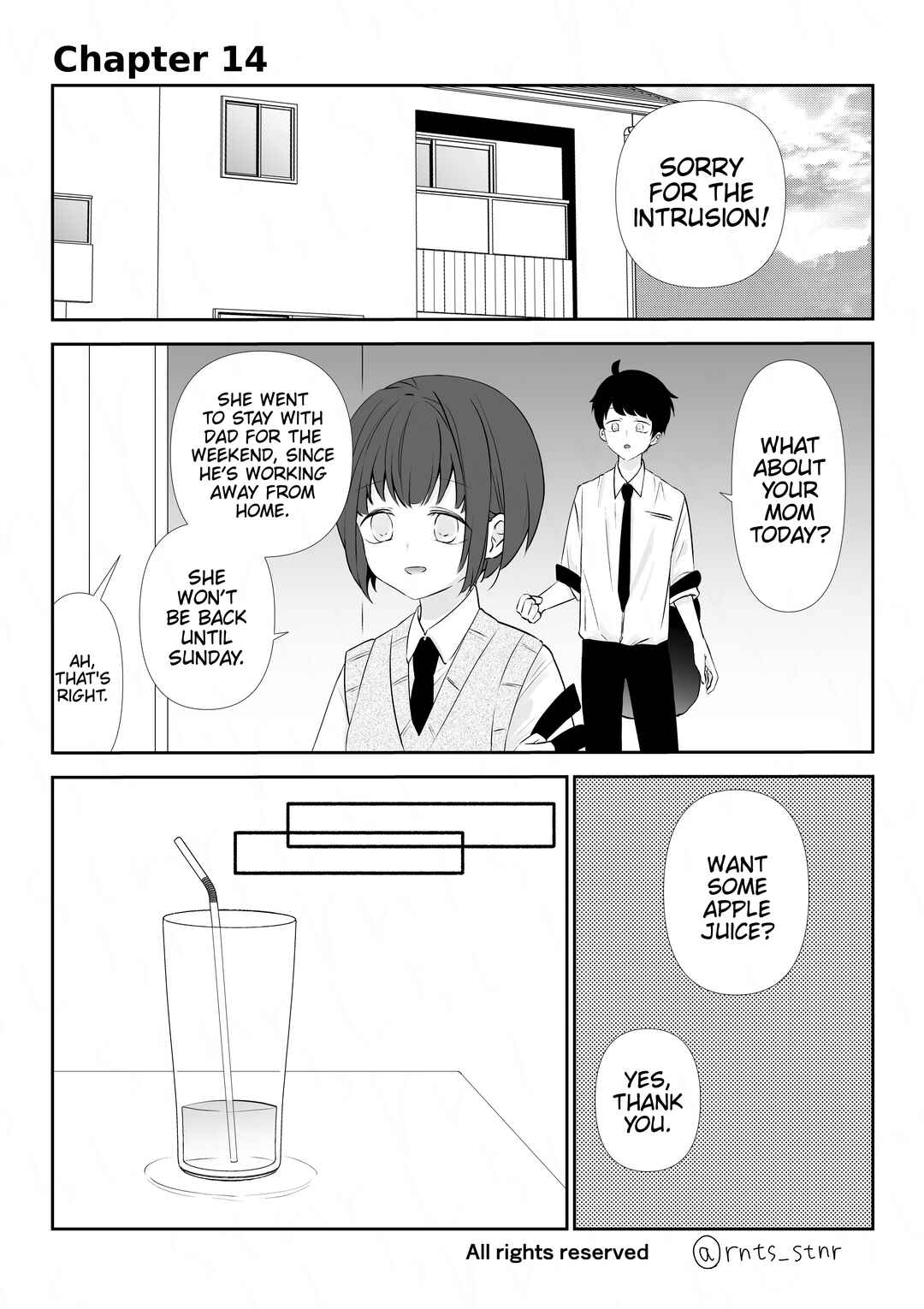 Ijime kara Tasuketa Osananajimi ga Yandere ni naru made Chapter 14 - Page 1