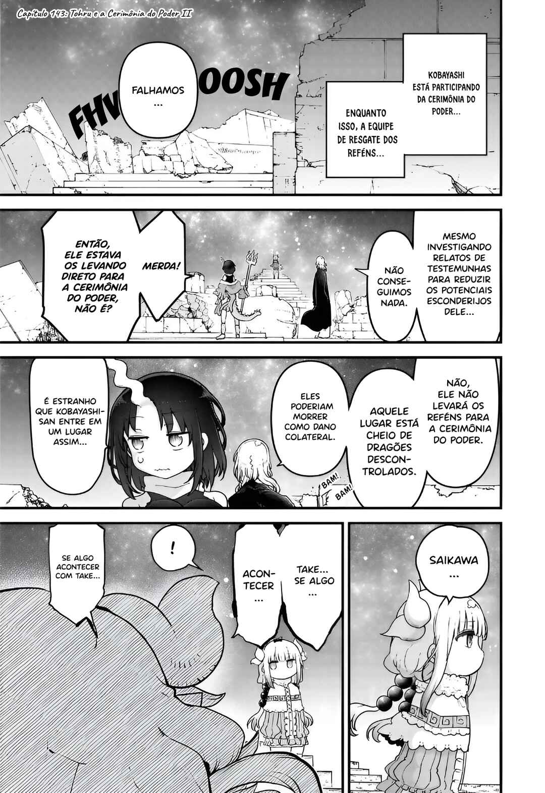 Kobayashi-san Chi no Maid Dragon Chapter 143 - Page 2