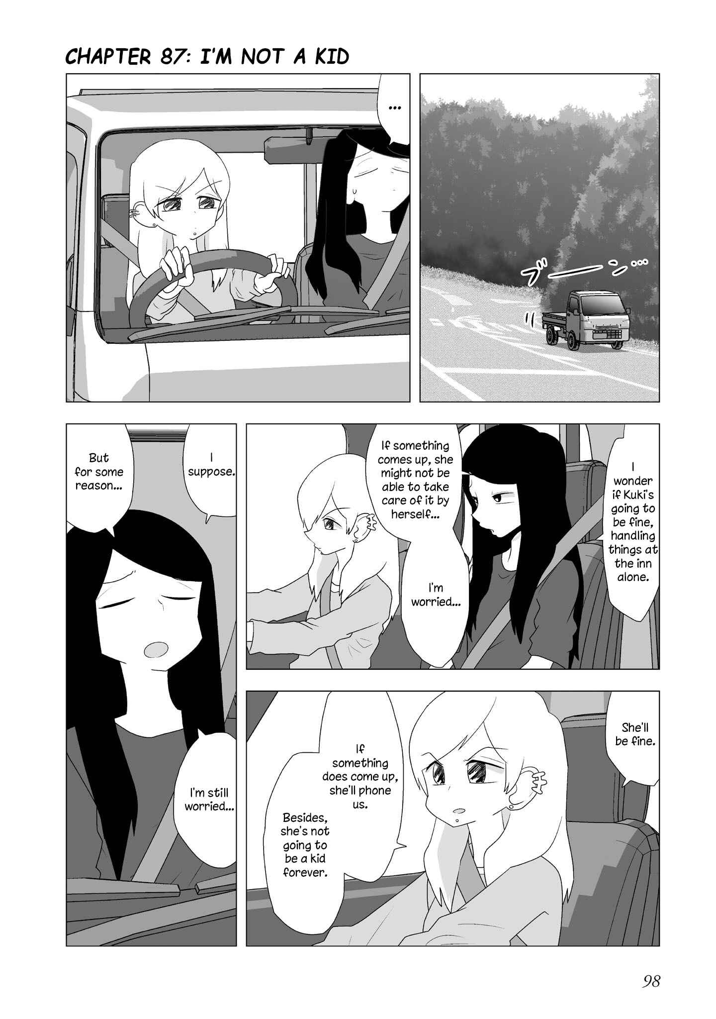 Yuri Natsu: Minshuku Kagaya Chapter 87 - Page 1