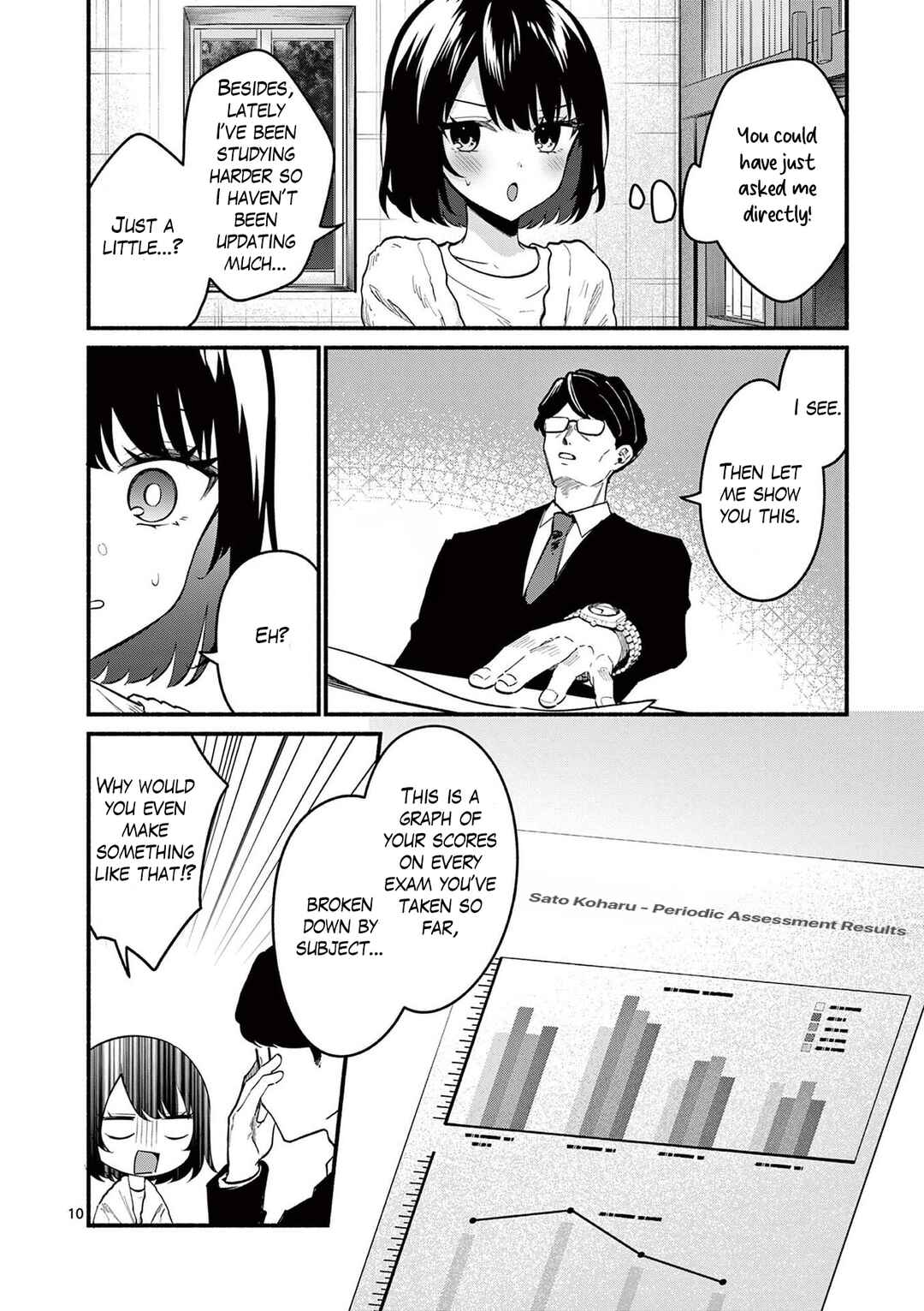 Shiotaiou no Sato-san ga Ore ni dake Amai Chapter 82 - Page 10