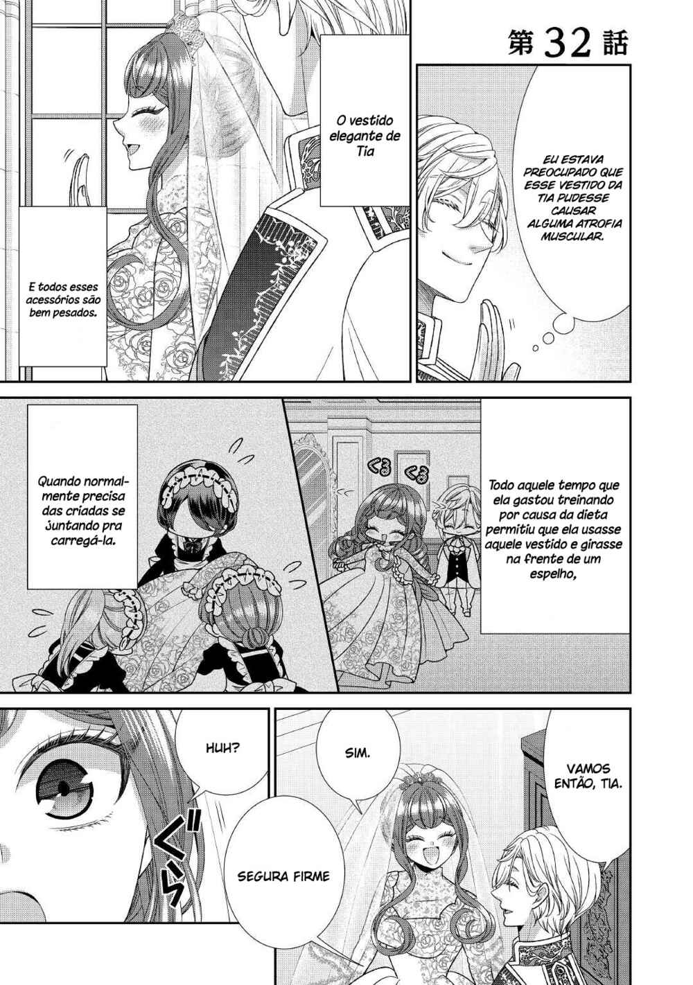 Jishou Akuyaku Reijou na Kon'yakusha no Kansatsu Kiroku. Chapter 32 - Page 2