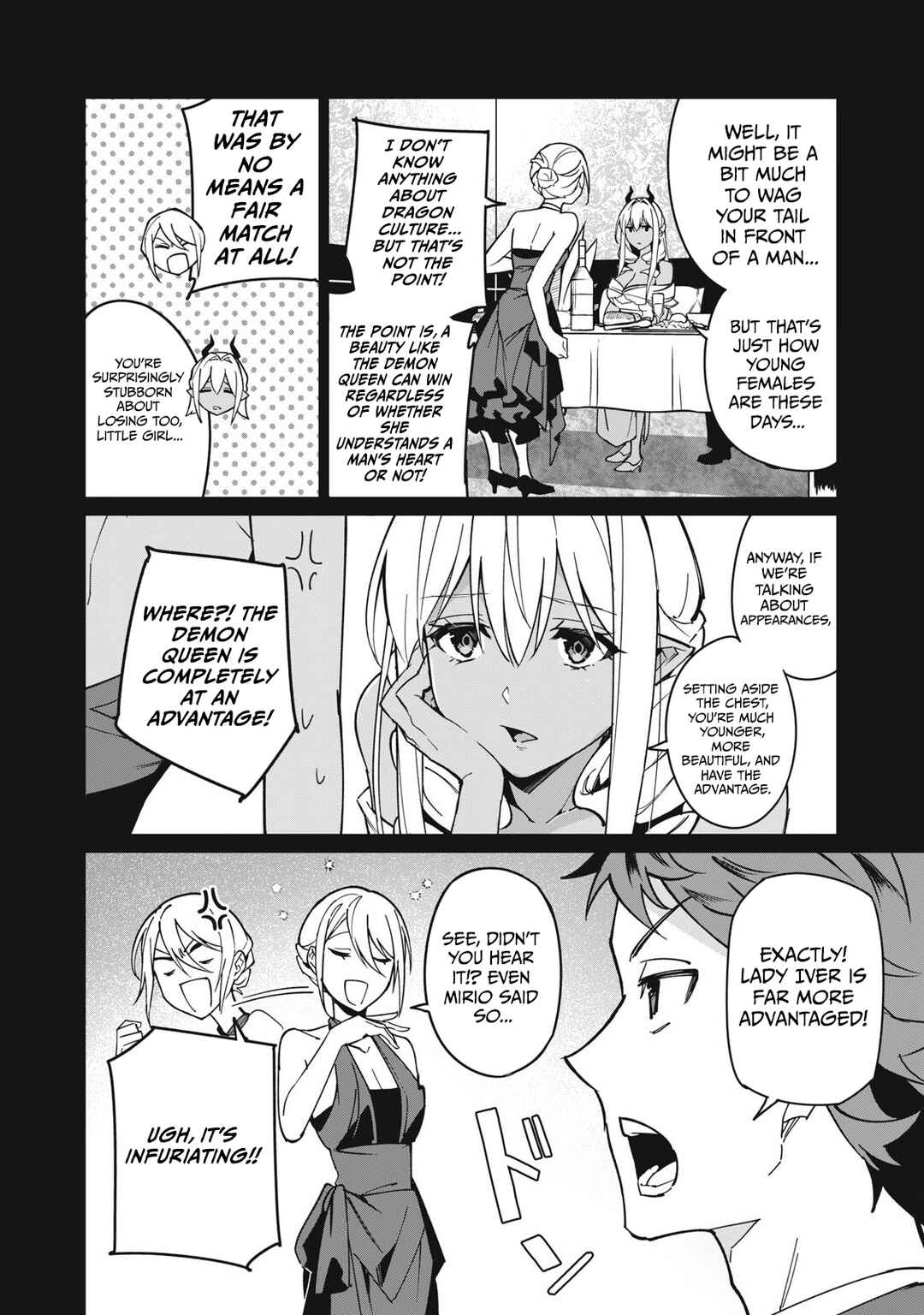 Biryuu Enshoutan ~Jikokouteikan ga Gekitei na Dragon-kyuu Bishoujo Maou wo, Yuusha ga Icharabu de Taijisuru Ohanashi~ Chapter 60 - Page 3