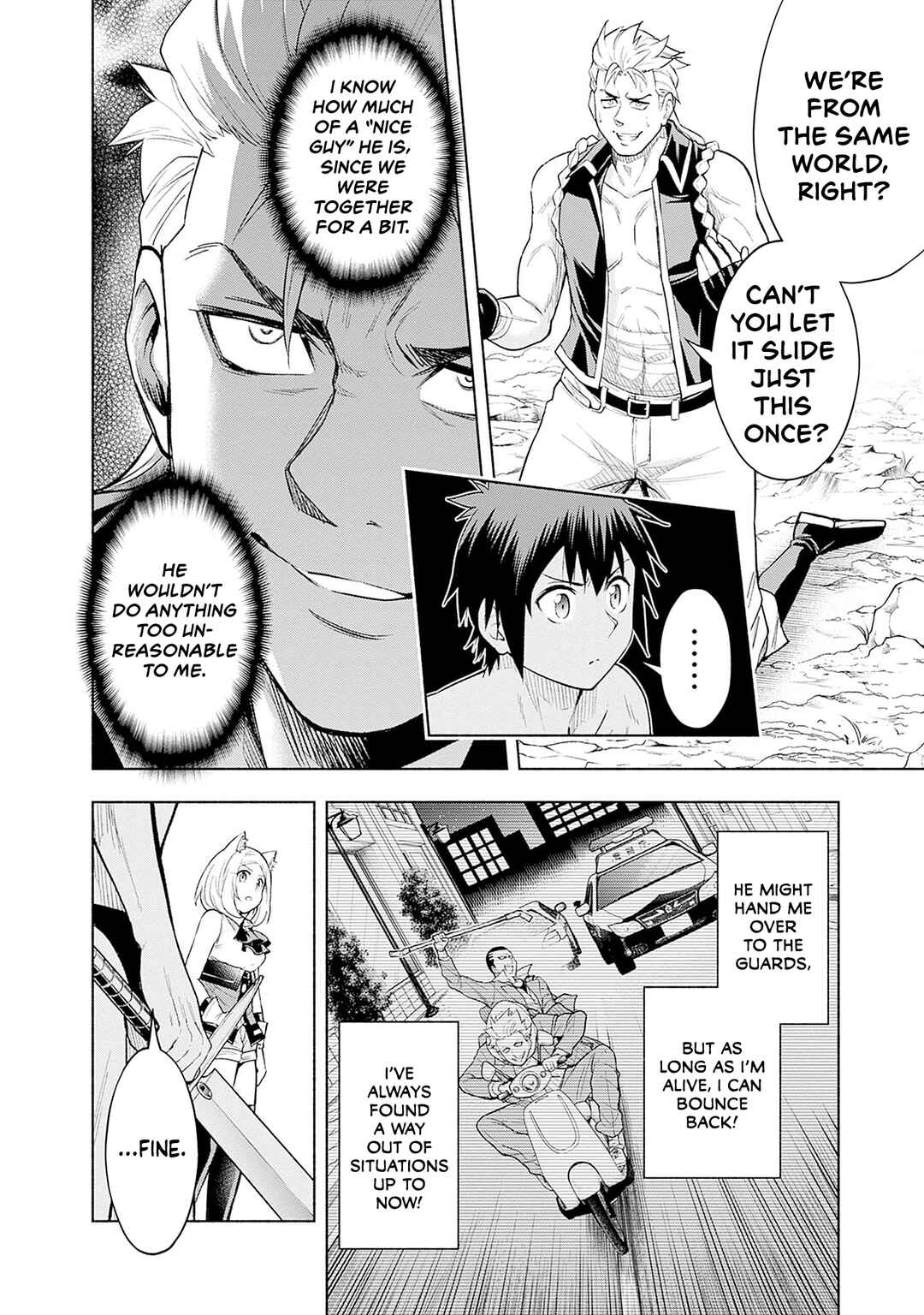 Eroge no Sekai de Slow Life ~Issho ni Isekai Teni shitekita Yarisaa no Daigakusei-tachi ni Tsuihou sareta node, Henkyou de Muteki ni Natte Shin no Heroine-tachi to Yoroshiku Yarimasu~ Chapter 25 - Page 8