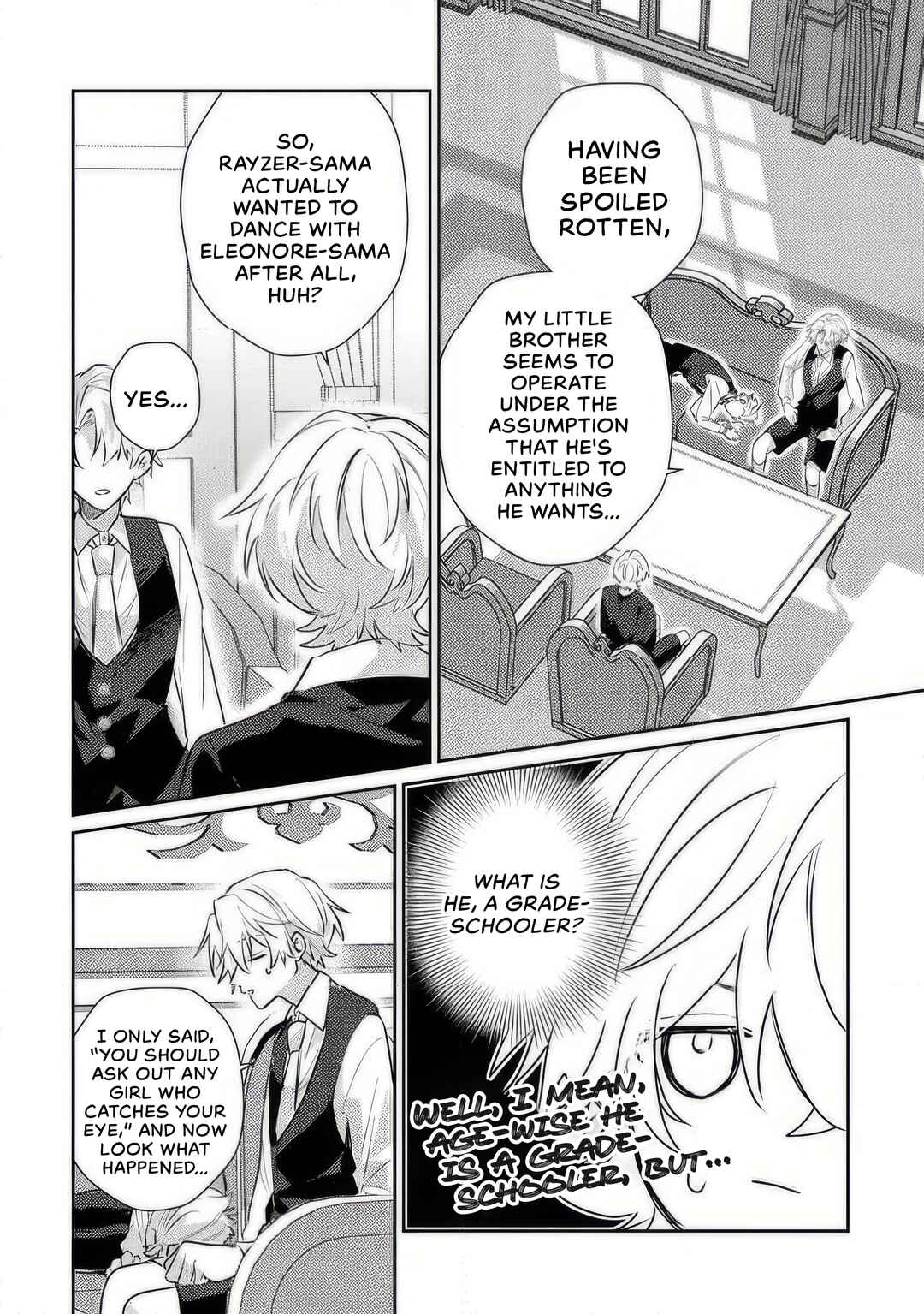 Yamiochi Last Boss Reijou no Osananajimi ni Tensei Shita. Ore ga Shindara Bad End Kakutei nanode Saikyou ni Natta kedo, Mou Yamiochi "Yandereka" Shitemasen ka? Chapter 4 - Page 19
