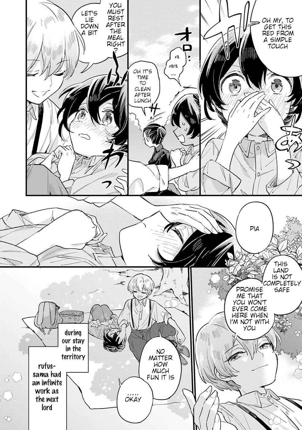 Yowaki MAX Reijou nanoni, Ratsuwan Konyakusha-sama no Kake ni Notte Shimatta Chapter 3 - Page 12