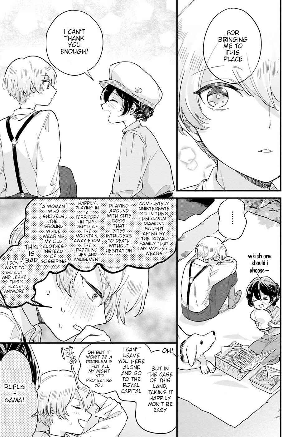 Yowaki MAX Reijou nanoni, Ratsuwan Konyakusha-sama no Kake ni Notte Shimatta Chapter 3 - Page 9