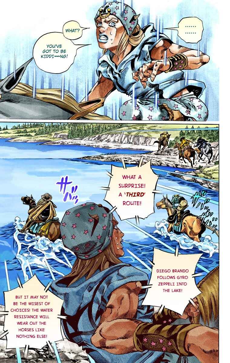JoJo no Kimyou na Bouken: Part 7 - Steel Ball Run Color-ban Chapter 32 - Page 10