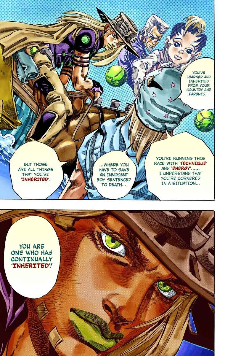 JoJo no Kimyou na Bouken: Part 7 - Steel Ball Run Color-ban Chapter 32 - Page 16